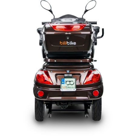 Skuter inwalidzki BILI BIKE SHINO G2 1000W 20Ah LIT – Trójkołowy pojazd dla seniorów i osób z ograniczoną mobilnością