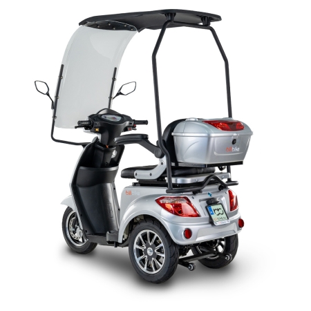 Skuter elektryczny inwalidzki BILI BIKE SHINO G2 Z DASZKIEM 1000W 20Ah LIT – Trójkołowy pojazd dla seniorów i osób z ograniczoną mobilnością