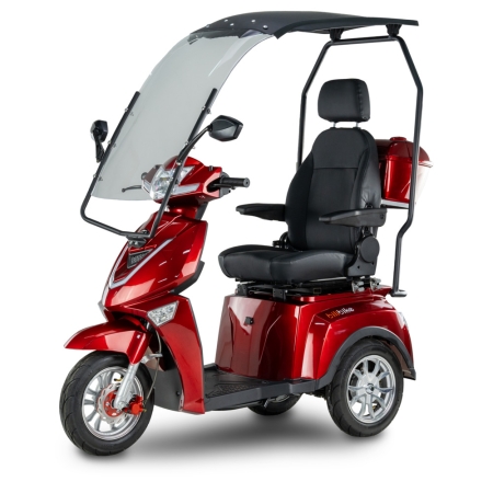 BILI BIKE SHINO G4 LIT z daszkiem – Elektryczny skuter inwalidzki trójkołowy dla wymagających - 25km/h