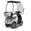 Skuter elektryczny inwalidzki BILI BIKE SHINO G2 Z DASZKIEM 1000W 20Ah LIT – Trójkołowy pojazd dla seniorów i osób z ograniczoną mobilnością