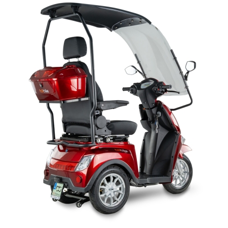 BILI BIKE SHINO G4 GEL z daszkiem – Elektryczny skuter inwalidzki trójkołowy dla wymagających - 25km/h