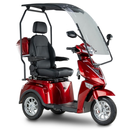 BILI BIKE SHINO G4 GEL z daszkiem – Elektryczny skuter inwalidzki trójkołowy dla wymagających - 25km/h