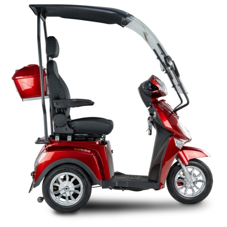BILI BIKE SHINO G4 GEL z daszkiem – Elektryczny skuter inwalidzki trójkołowy dla wymagających - 25km/h